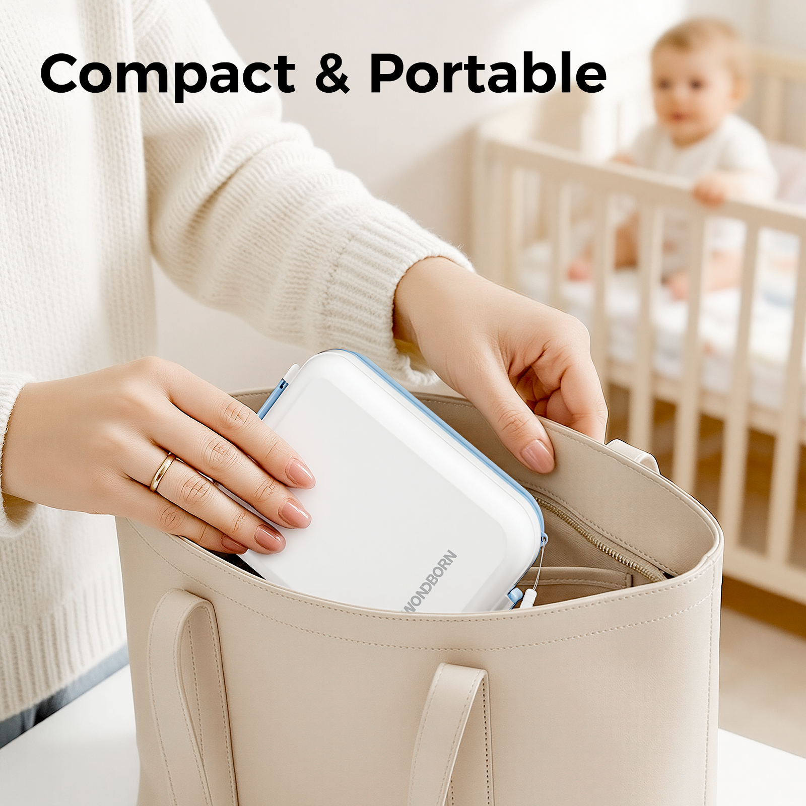 WONDBORN Bottle Brush Set, 9-in-1 Bottle Cleaner Kit