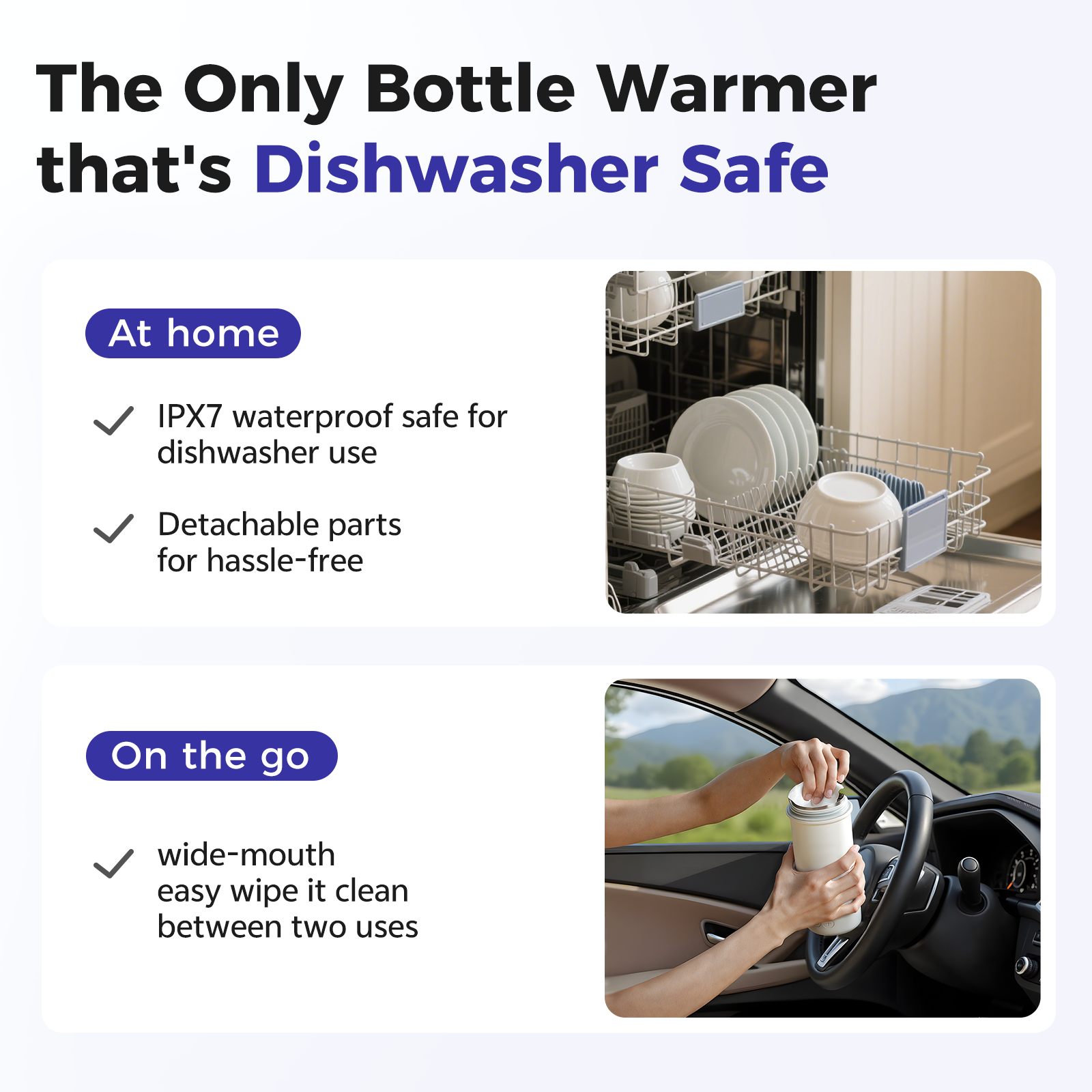 WONDBORN Portable Bottle Warmer for Travel