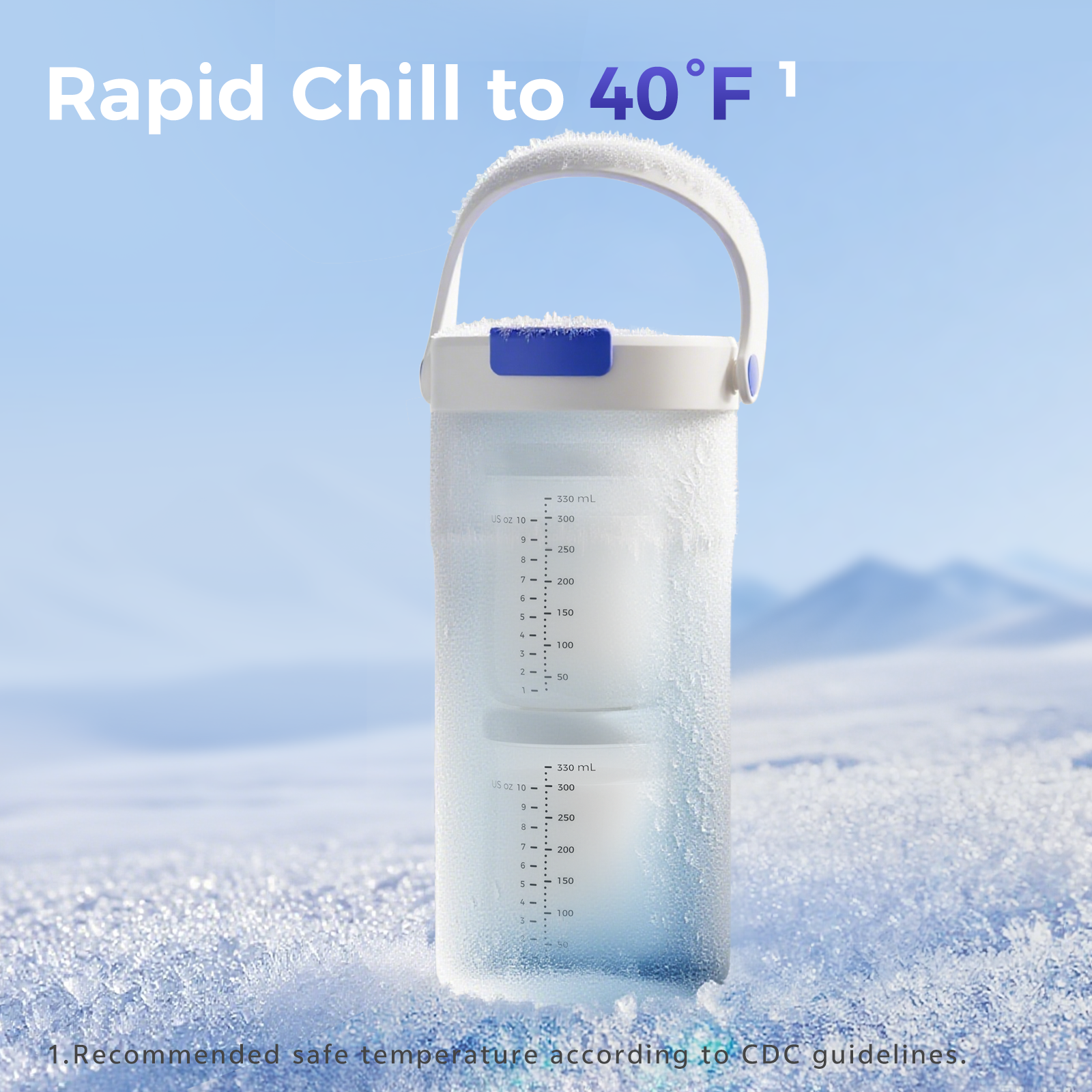 WONDBORN 22Oz Portable Breast Milk Cooler for Outdoors