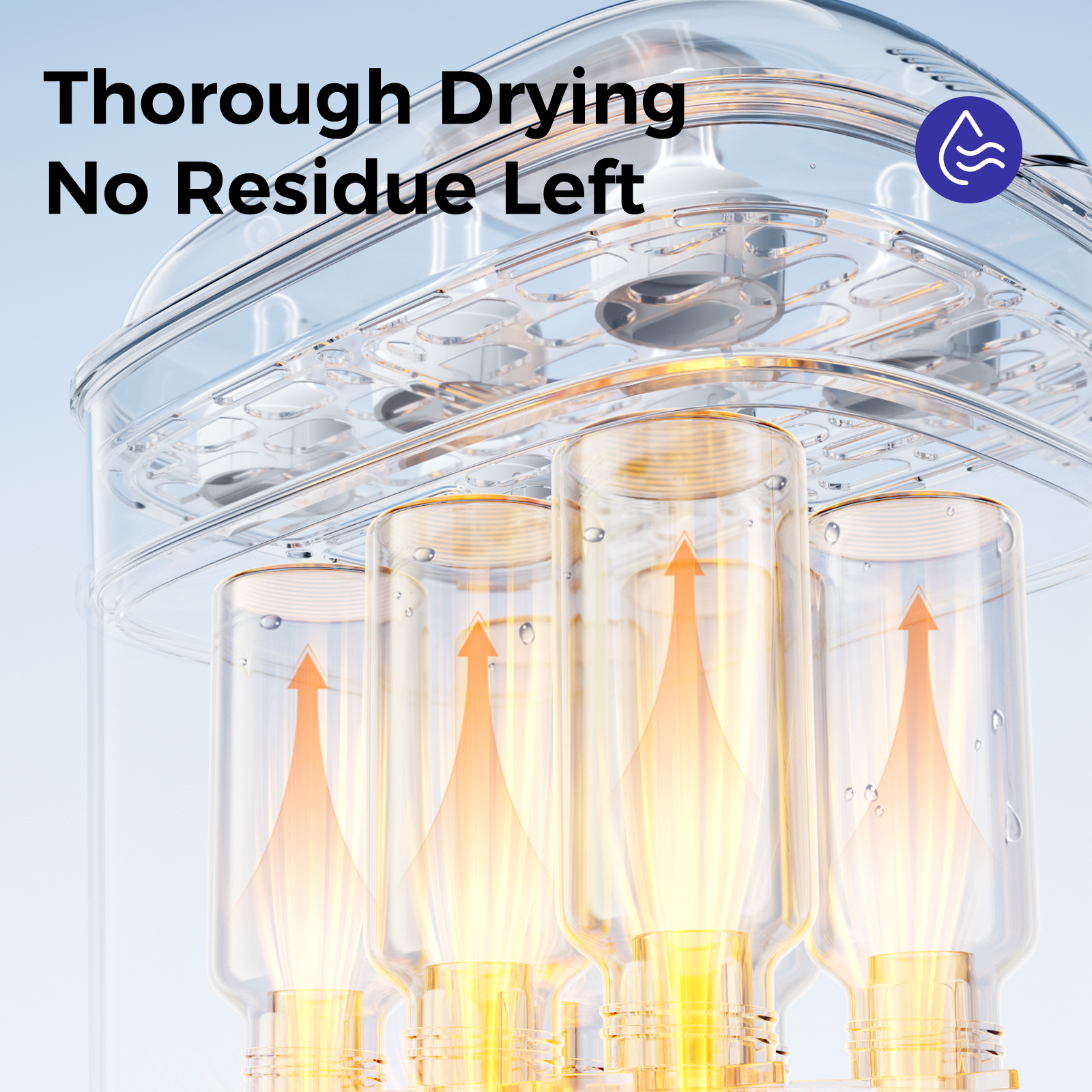 WONDBORN Bottle Sterilizer and Dryer - Fast & Ultra-Deep Sterilization