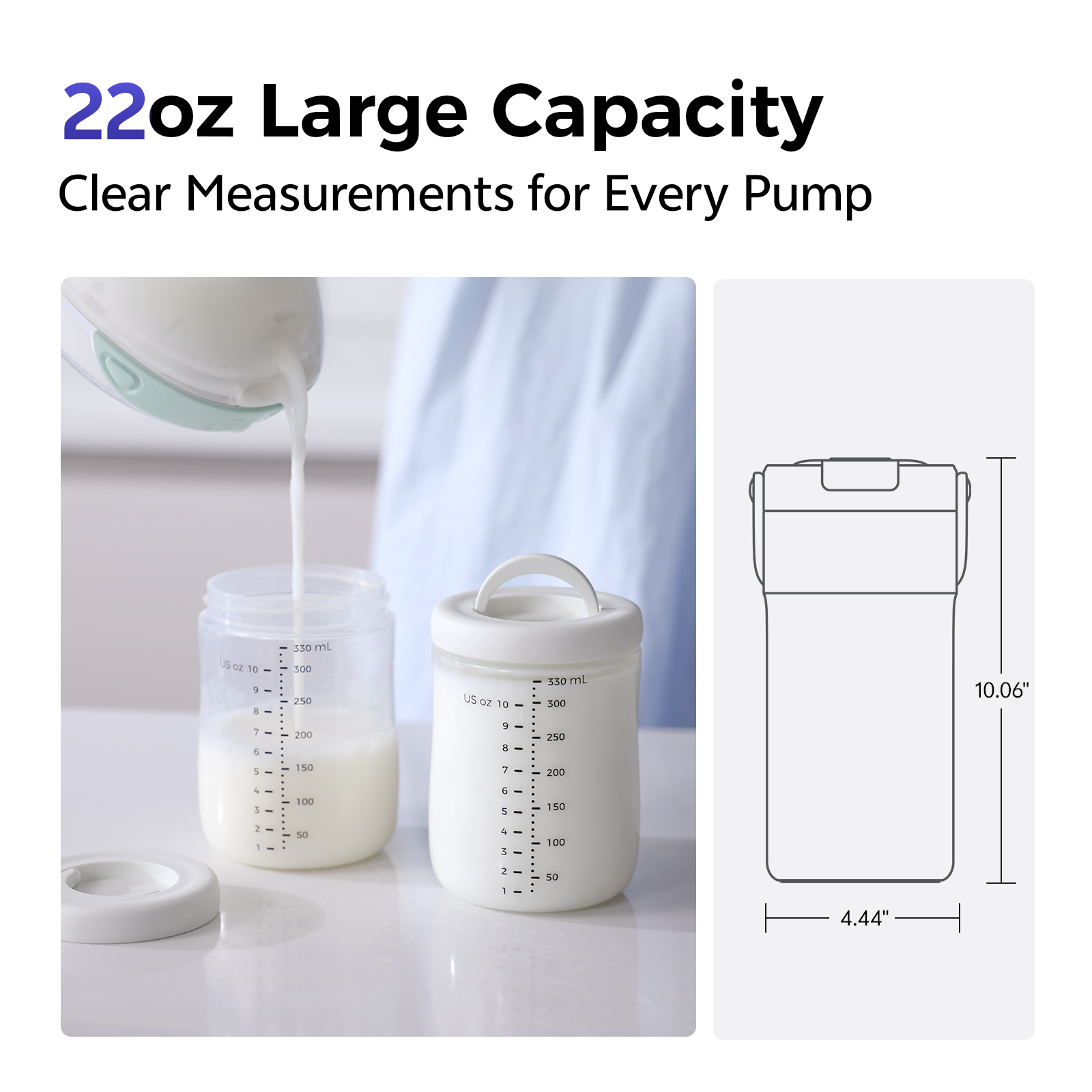 WONDBORN 22Oz Portable Breast Milk Cooler for Outdoors