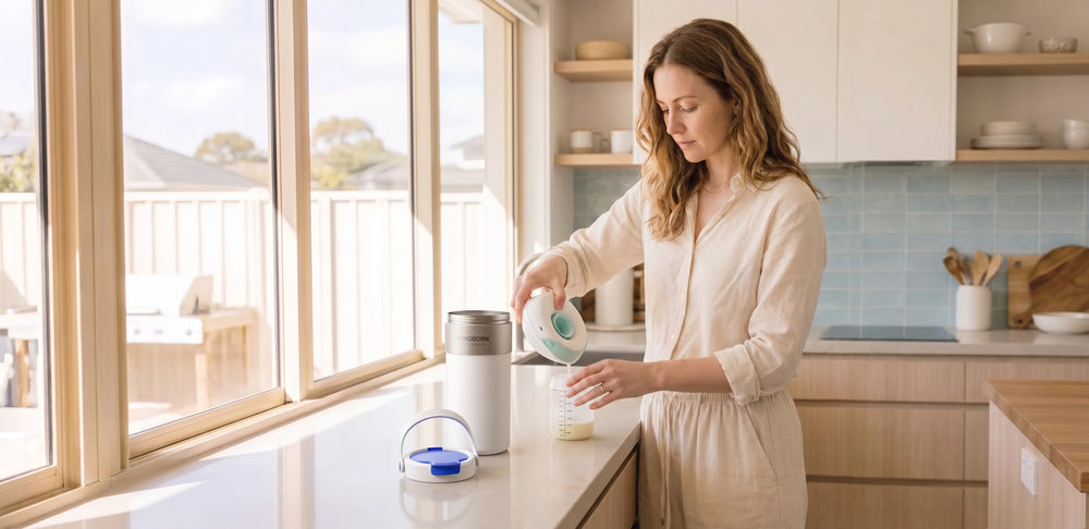 #1 720° Vacuum-SealedPortable Breast Milk Cooler