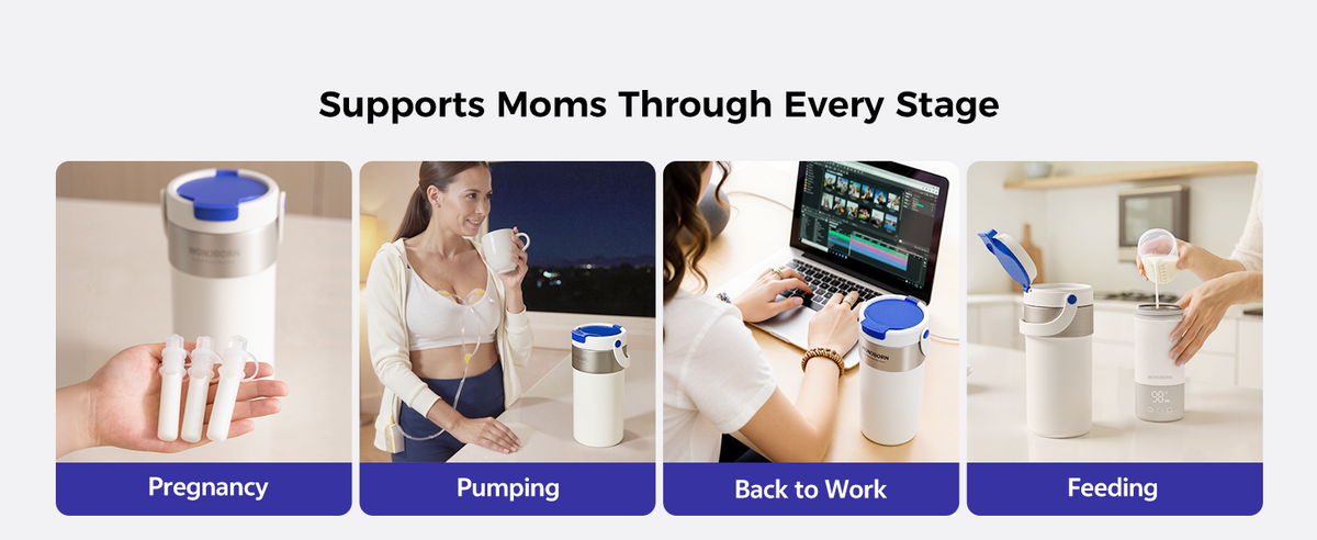 Supports moms from pregnancy to feeding