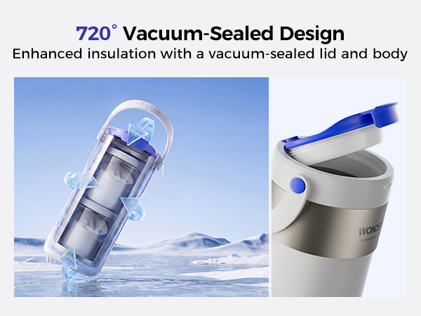 Enhanced insulation with a vacuum-sealed lid and body