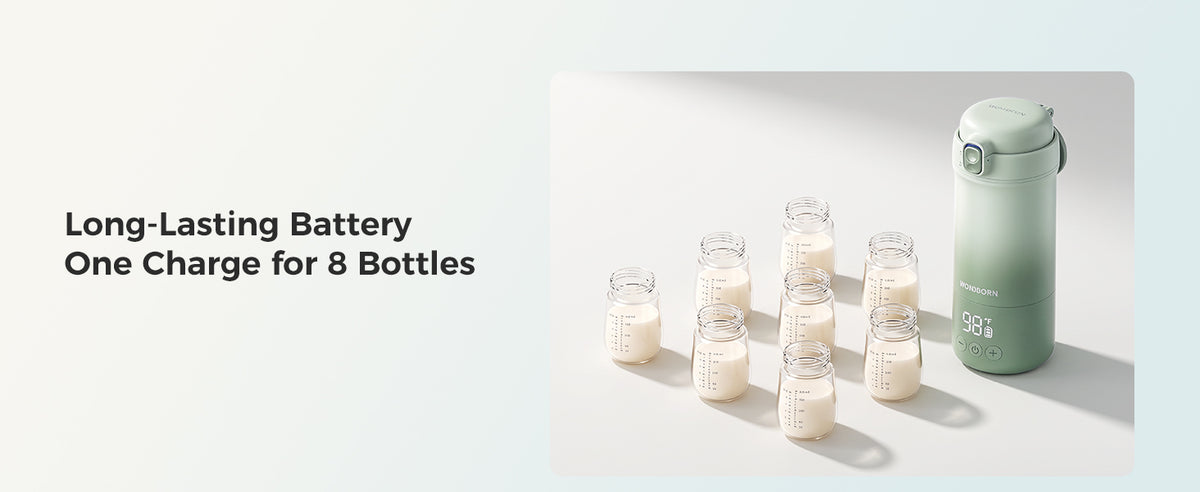 Long-Lasting Battery One Charge for 8 Bottles