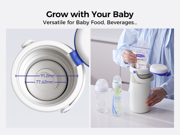 Grow with Your Baby, versatile for Baby Food, Beverages